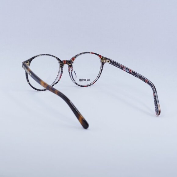 Moschino Love MOL542/F 0VH800 Eyeglasses Dark Havana 50mm Round Frame - Picture 8 of 9